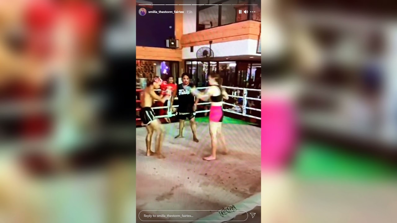 Muay Thai Girl Knocks Out Boy