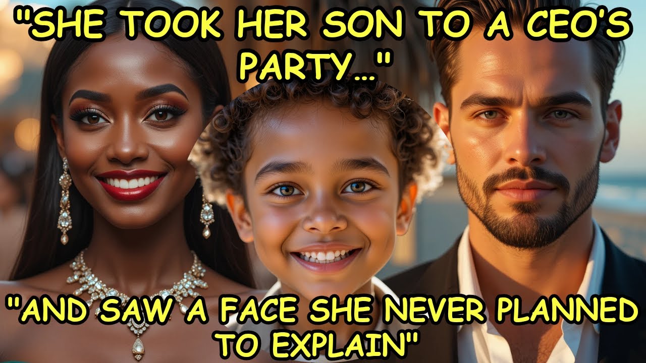BLACK SINGLE MOM BRINGS HER SON TO A CEO’S PARTY AND FREEZES WHEN SHE SEES HIS FACE