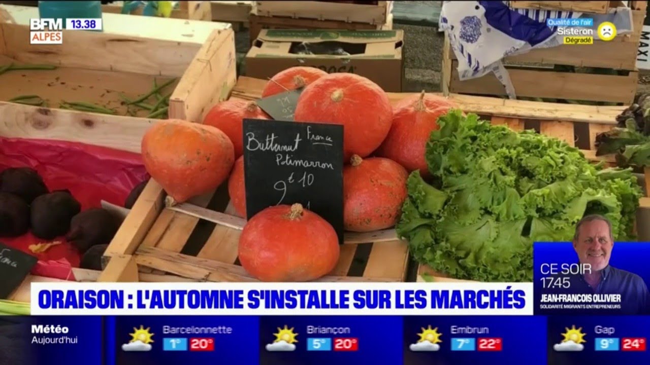 Oraison : L'automne s'installe sur les march&eacute;s
