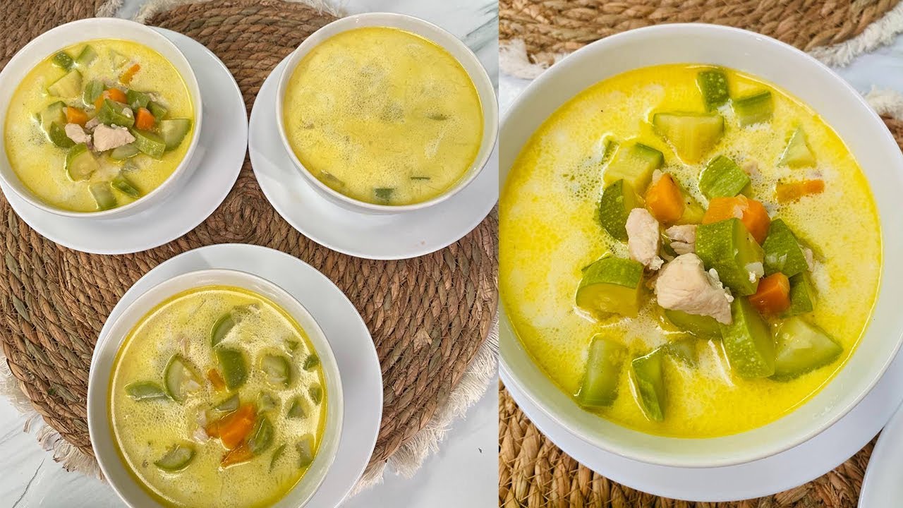 طريقة عمل شوربة الكوسة | العزومة مع الشيف فاطمة أبو حاتي