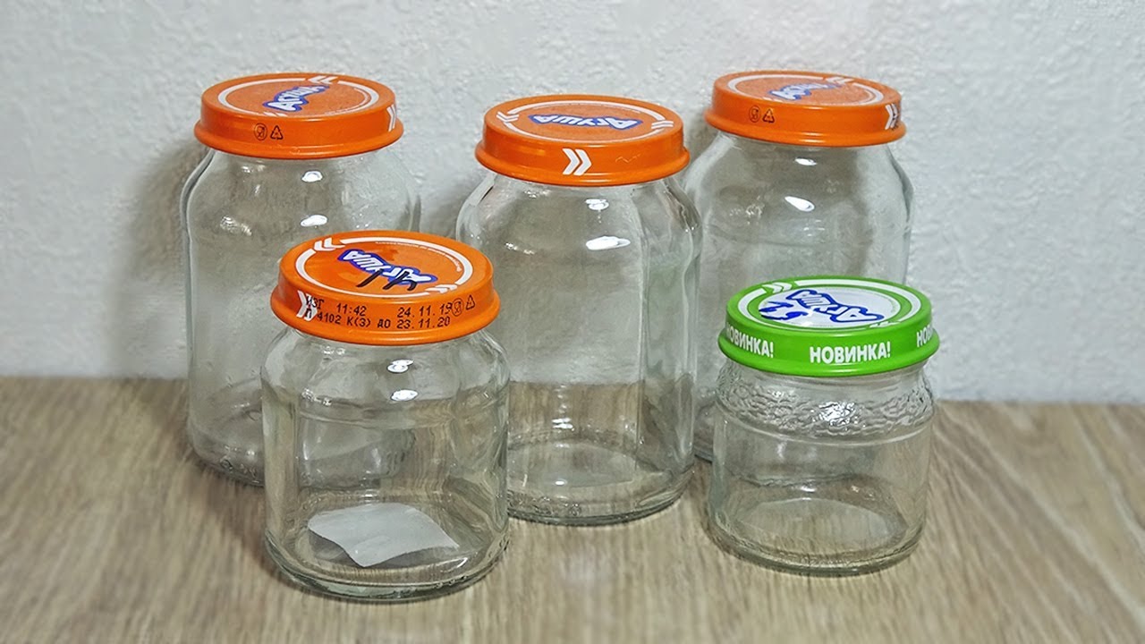 5 simple and beautiful ideas for the disposal of jars from baby food