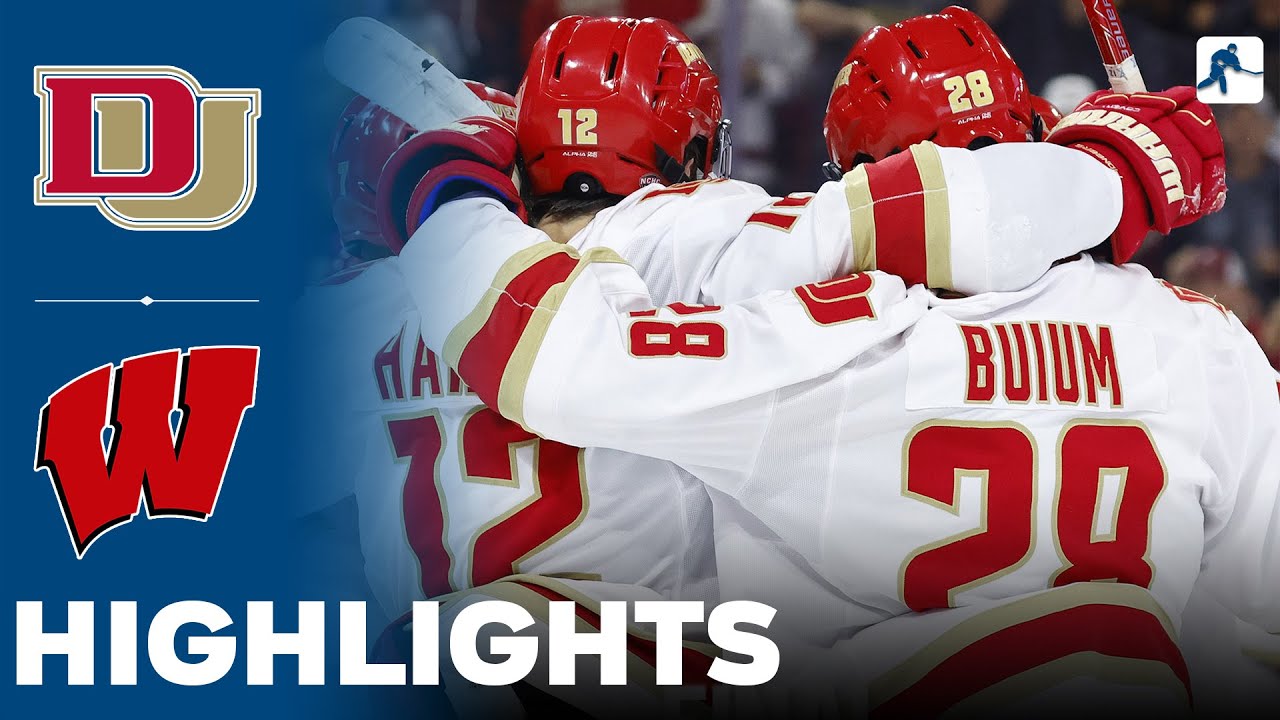 Denver vs Wisconsin | NCAA College Hockey | Highlights - October 26, 2024