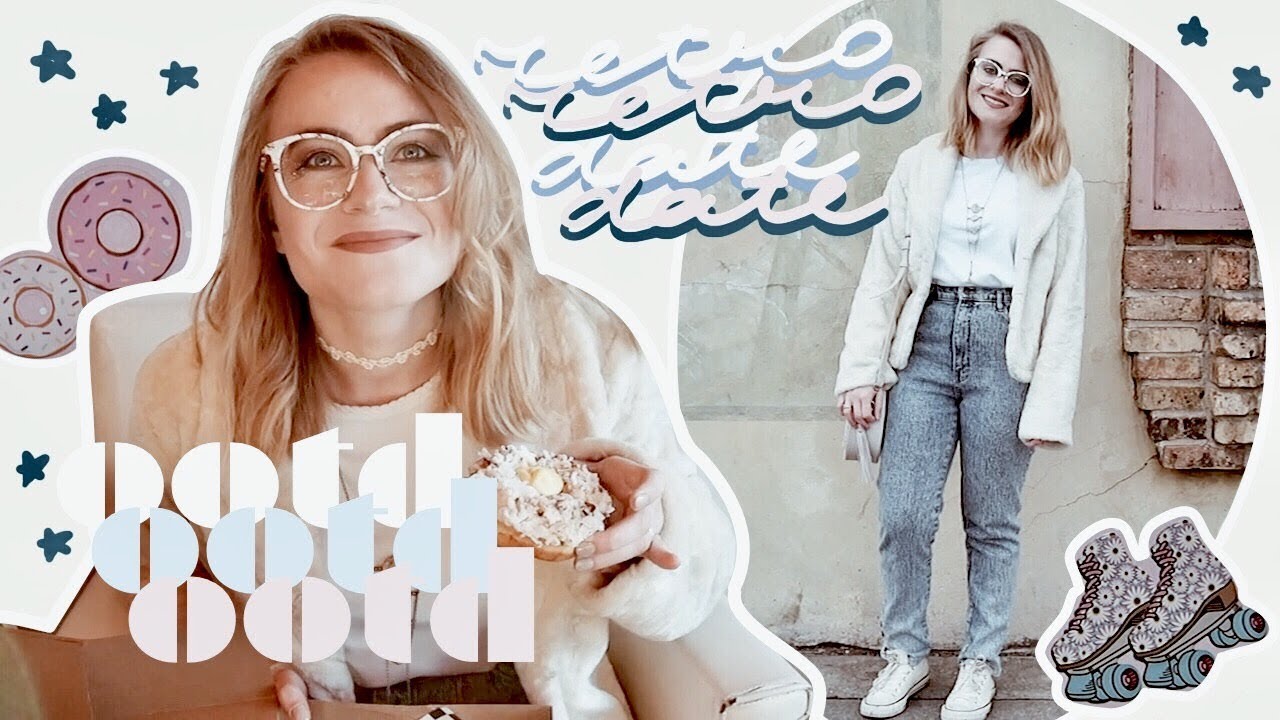 retro date OOTD (mostly THRIFTED) ~ ft my NEW glasses! ~ ivory ivi