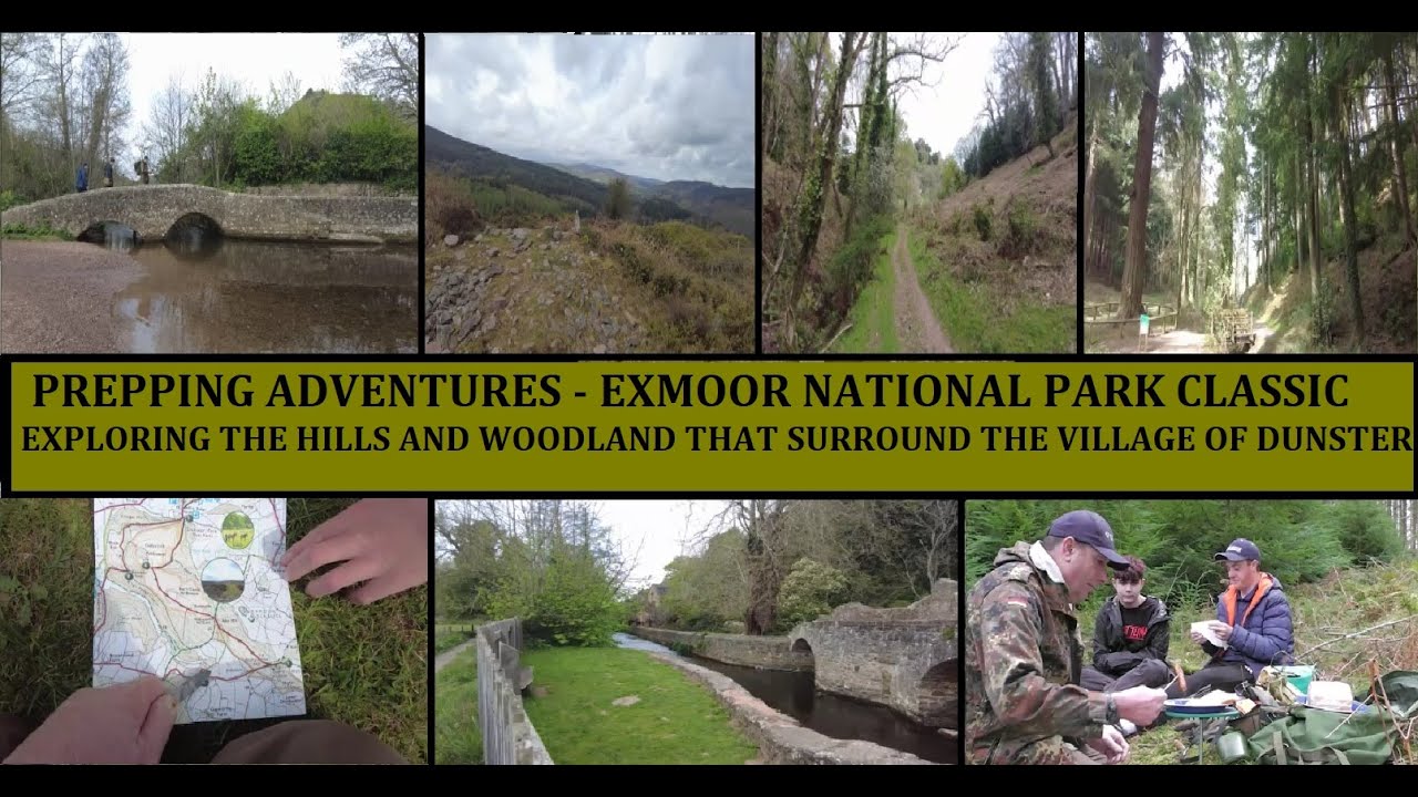 Exmoor classic hike exploring the hills and woodlands that surround the medieval village of Dunster