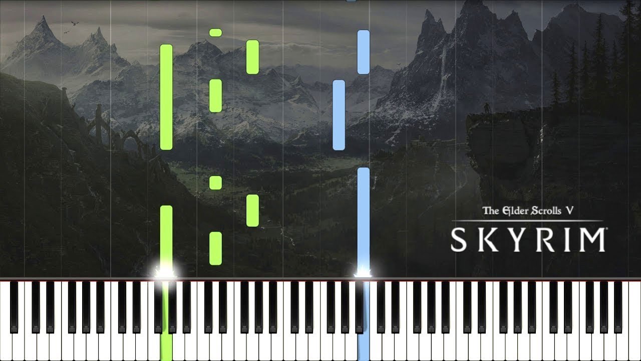 From Past to Present - The Elder Scrolls V: Skyrim Piano Cover | Sheet Music
