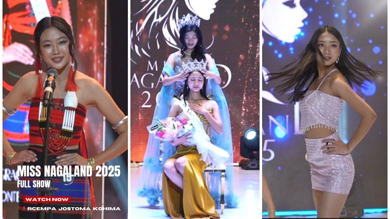 18years old Linoka k Achumi Crown as Miss Nagaland 2025 (Full show) 