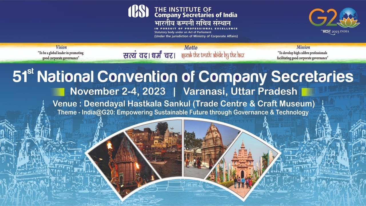 Hon'ble Vice-President of India & Hon'ble Governor, UP grace the 51st National Convention of #CS