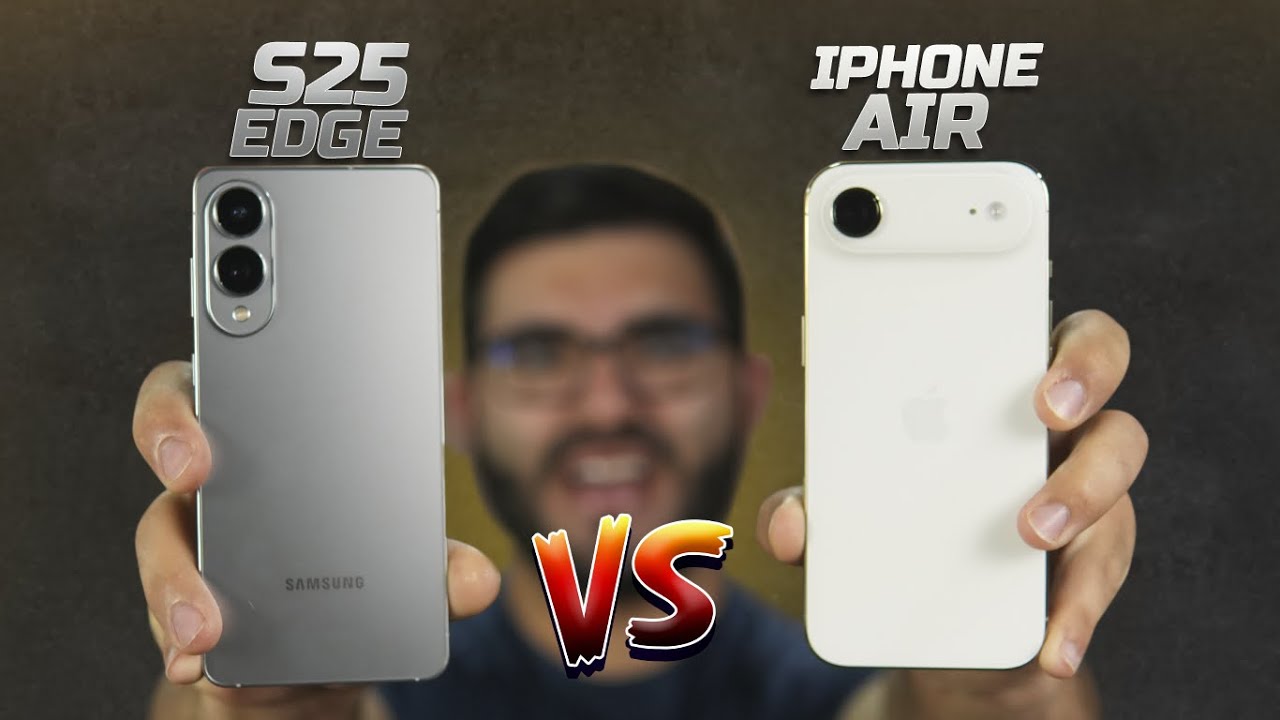 Galaxy S25 EDGE vs IPhone Air! Samsung deu uma AULA pra APPLE? Comparativo dos MAIS FINOS DO MUNDO