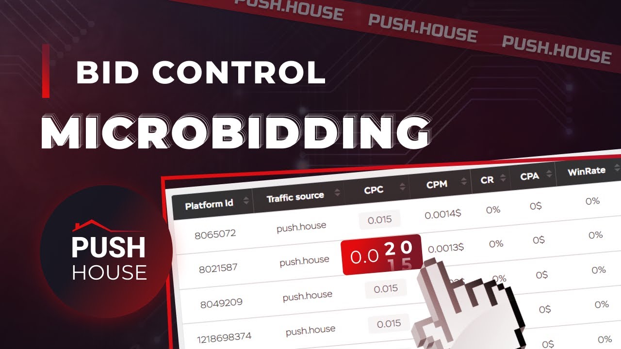What is Micro Bidding in Push.House and How to Use It?