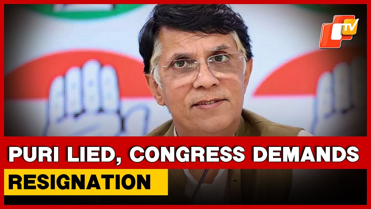Pawan Khera Demands Hardeep Puri Resignation Over Lies, Epstein Link