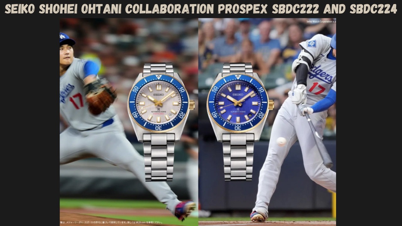 Новейшая совместная работа Seiko с Шохеем Отани — модели Prospex Diver’s 1965 Heritage SBDC222 и ...