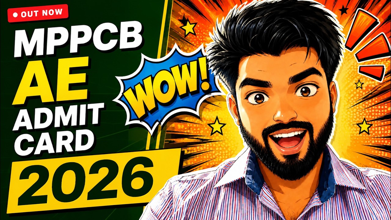 MPPCB AE Admit Card 2026 OUT NOW!