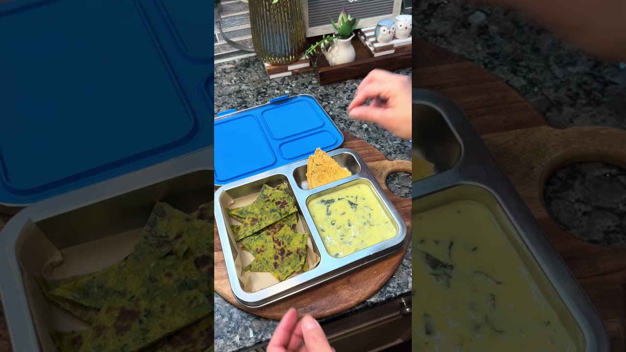 No fancy lunchbox for 3rd grader&hellip; #minivlog #momlife #nrilife #desiinusa #food #lunchbox
