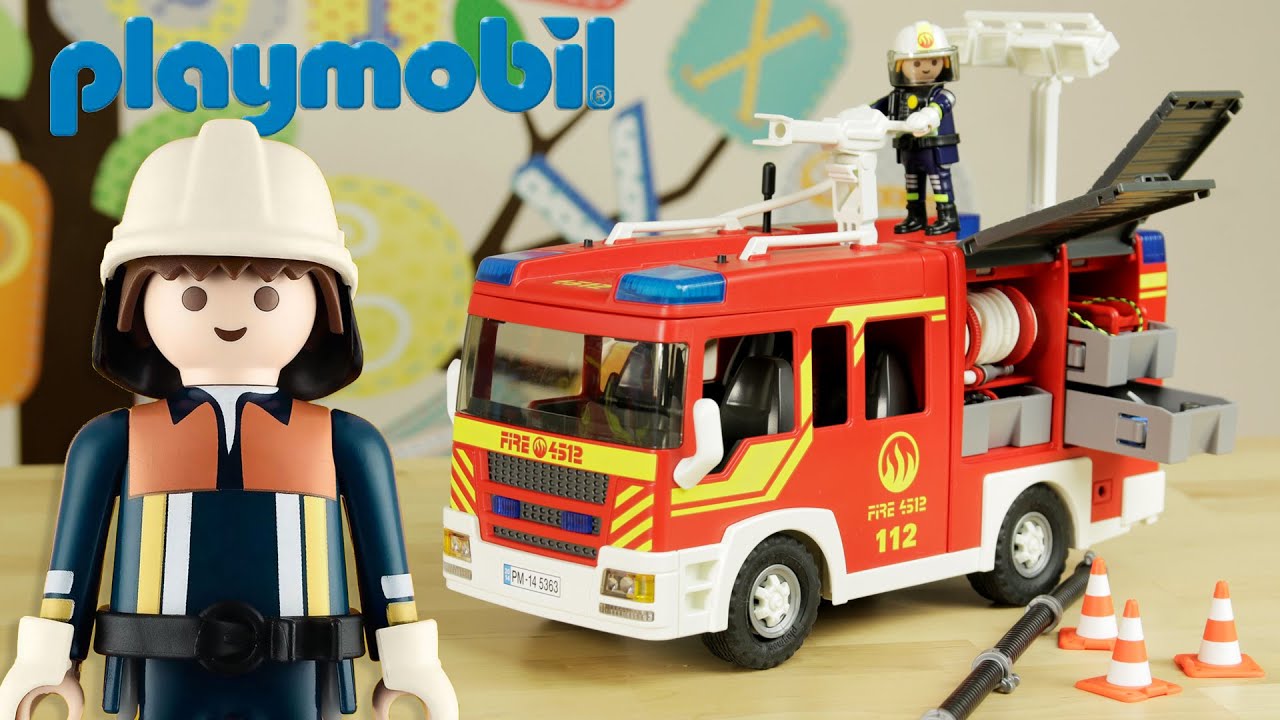 Playmobil City Action 5363, Samoch&oacute;d strażacki
