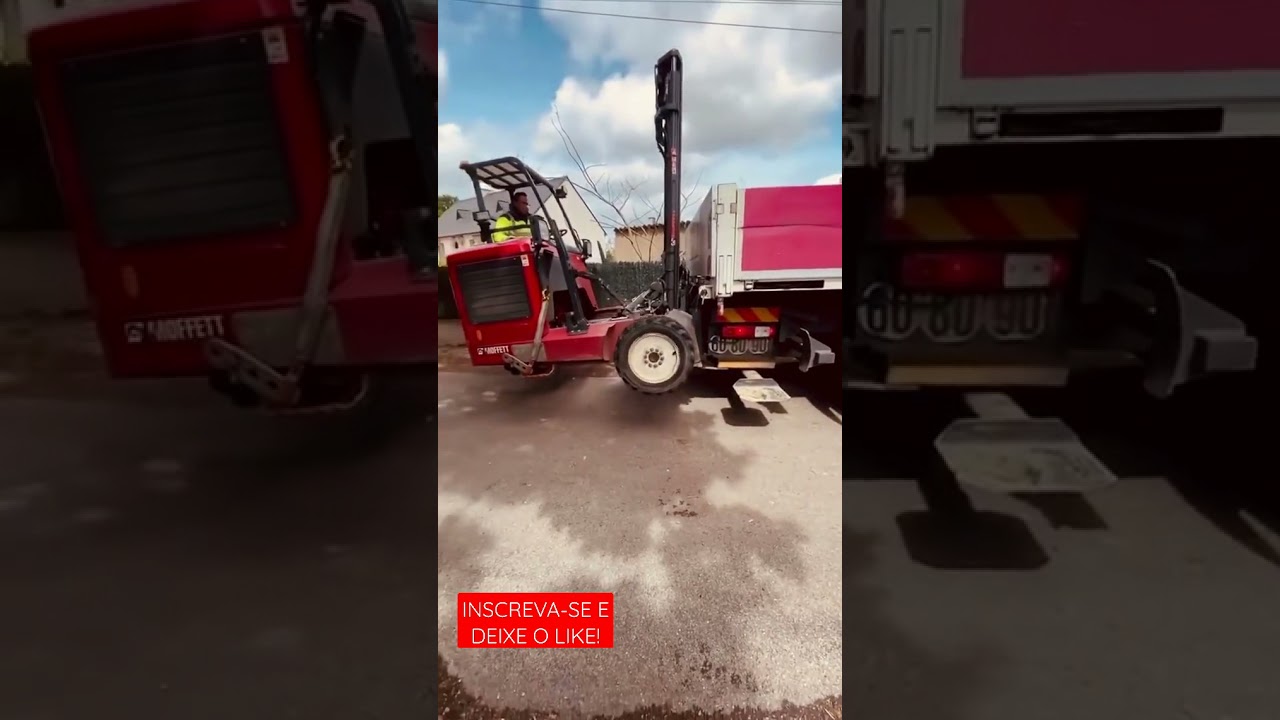 FORMA DE TRANSPORTAR EMPILHADEIRA.