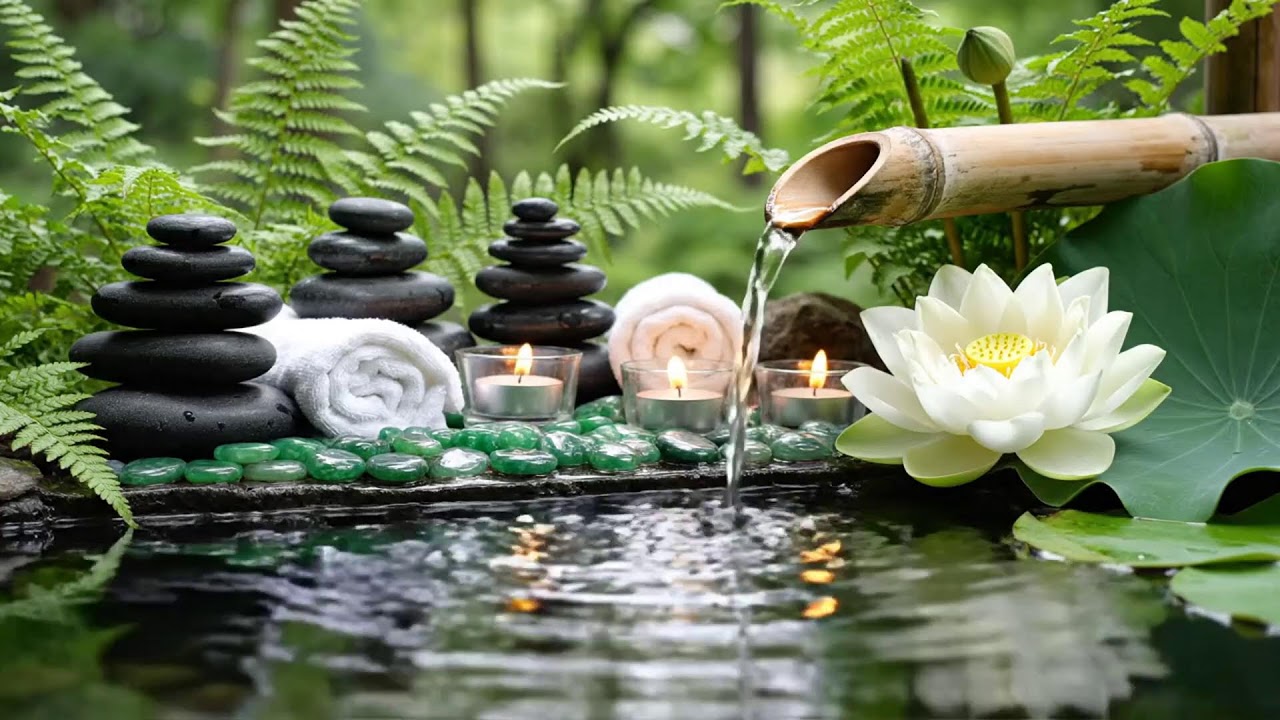 Relaxing Music Sleep for Healing + Water Sounds 🌿 Stress Relief, Deep Sleeping and Study Music