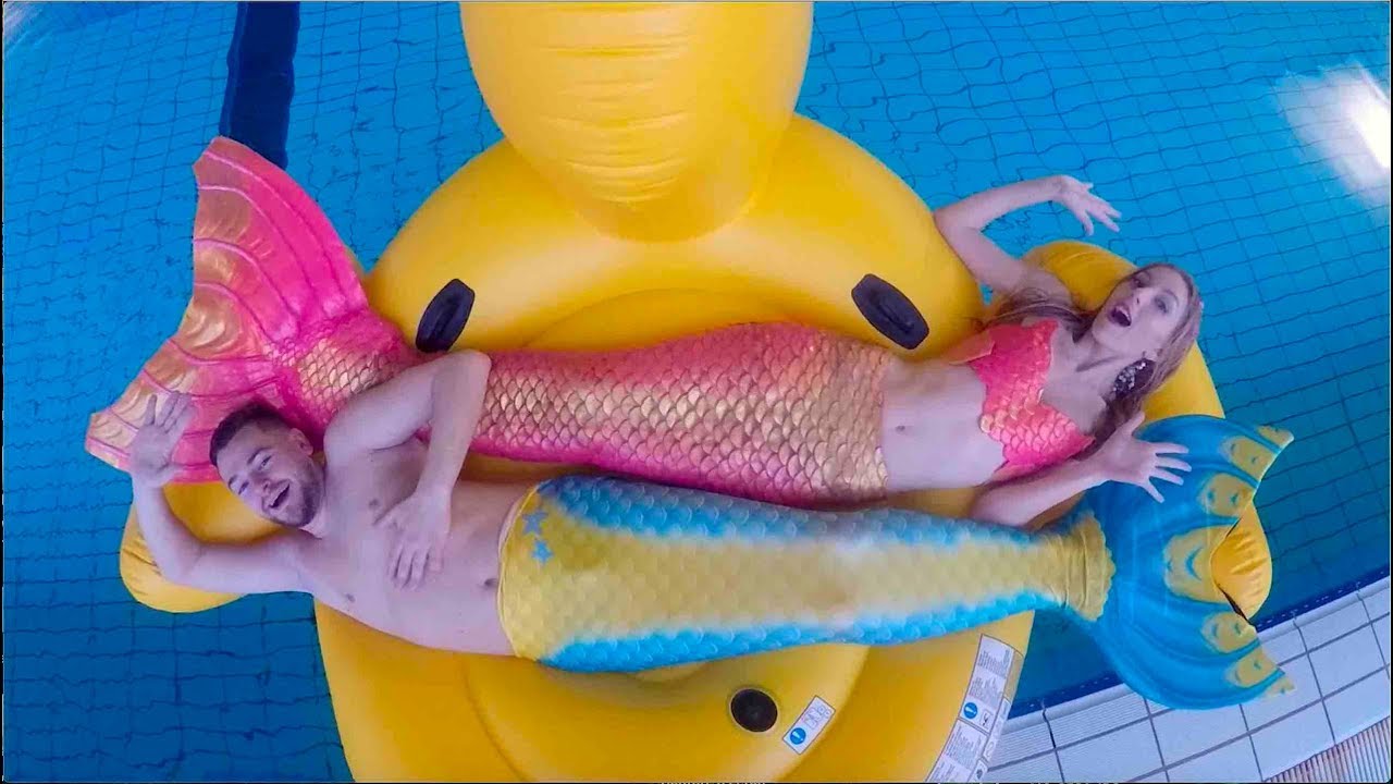 Je transforme JEREMSTAR en SIRENE !!! // NAGE AVEC LES STARS - 1