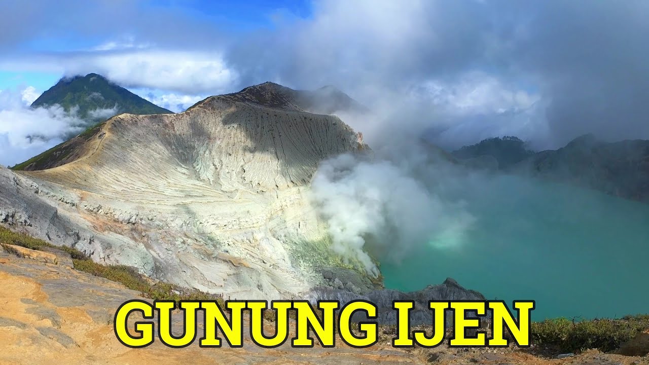 PENDAKIAN GUNUNG IJEN  ( Wisata Gunung Kelas Internasional ) Bondowoso | Kawah Air Asam