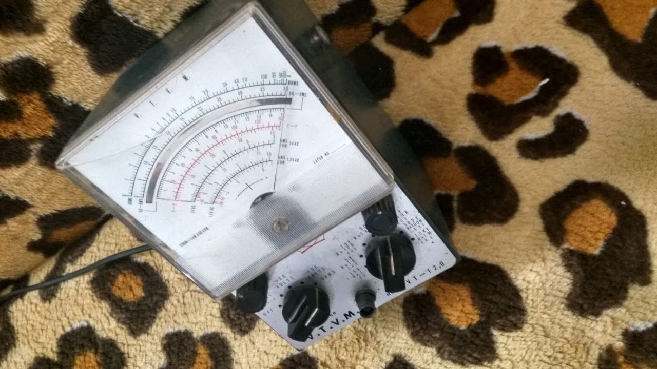 VT-120 Old JAPAN Vacuum Tube Voltmeter (VTVM) VT-120 - BELCO , TOKYO - 1960-1970y