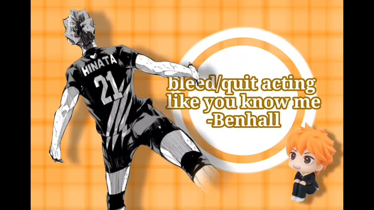 Bleed.. || Hinata angst|| Haikyuu Texting Skit || gomensuki
