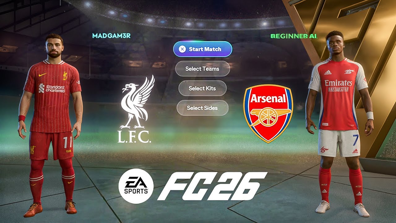 EA Sports FC 26 | Ливерпуль против Арсенала — полный игровой процесс Премьер-лиги [PS5 4K60]