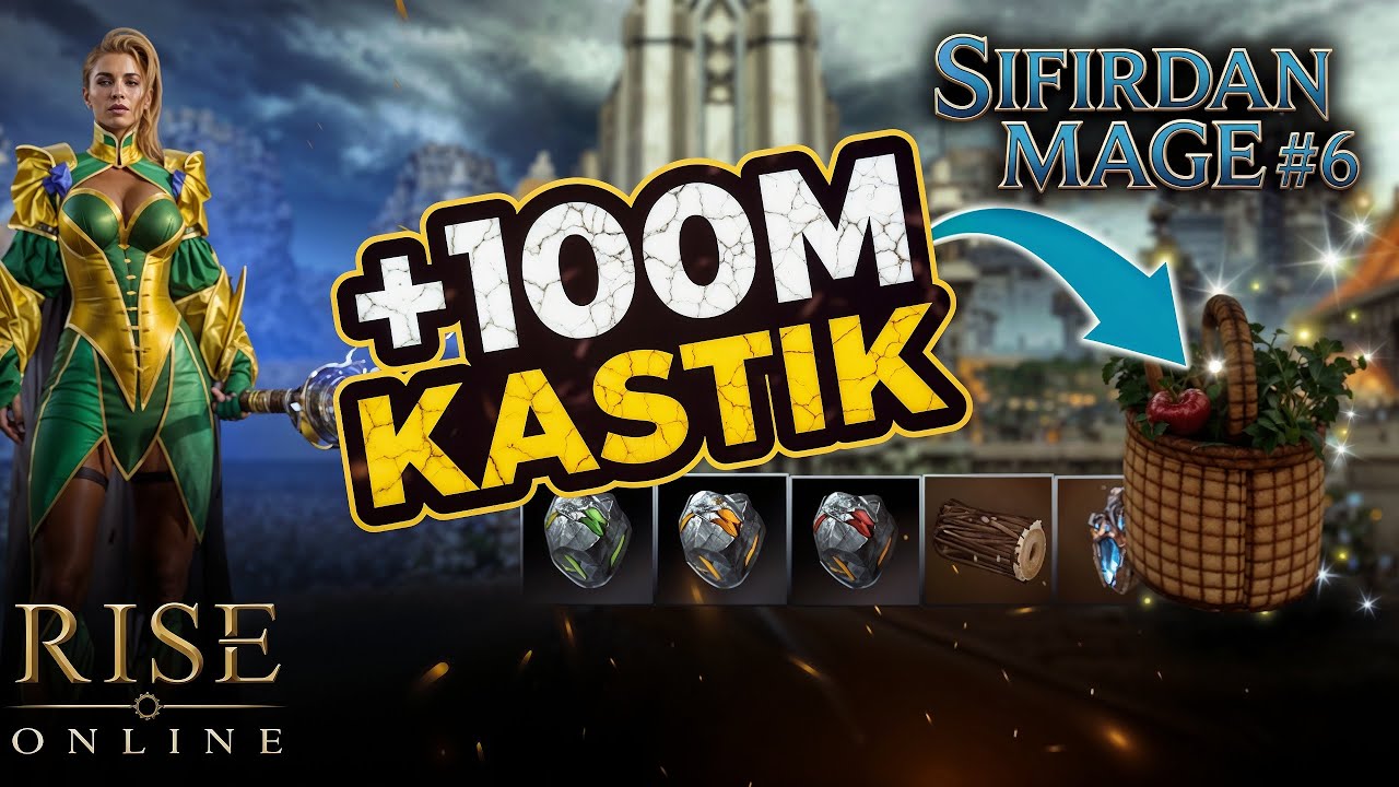 SIFIRDAN MAGE BÖLÜM #6 🔥 TOPLAMA , İNFERNO , SEVENFOLD +100 M | RISE ONLINE