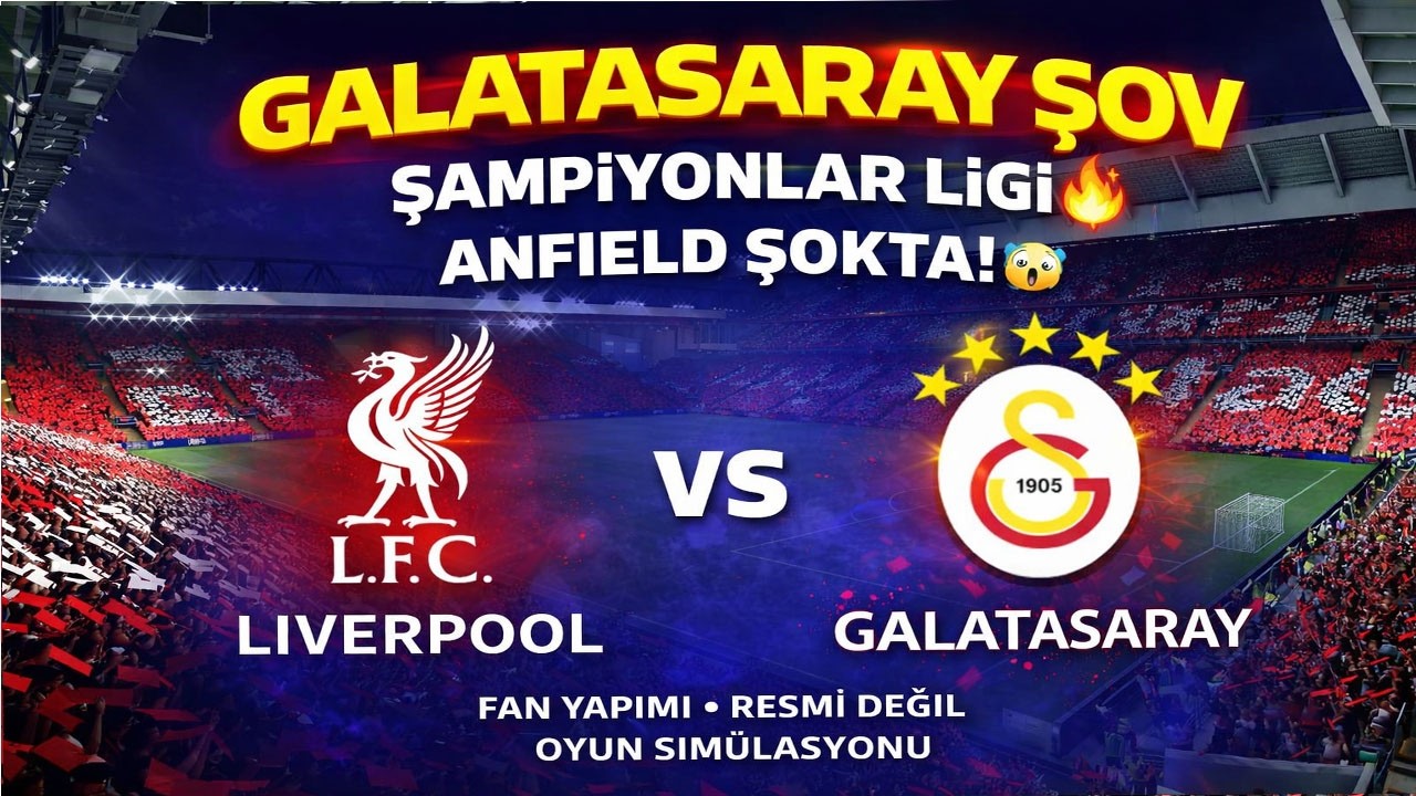 Галатасарай показал потрясающее выступление! 🔥 «Ливерпуль» в шоке | Симуляция Лиги чемпионов