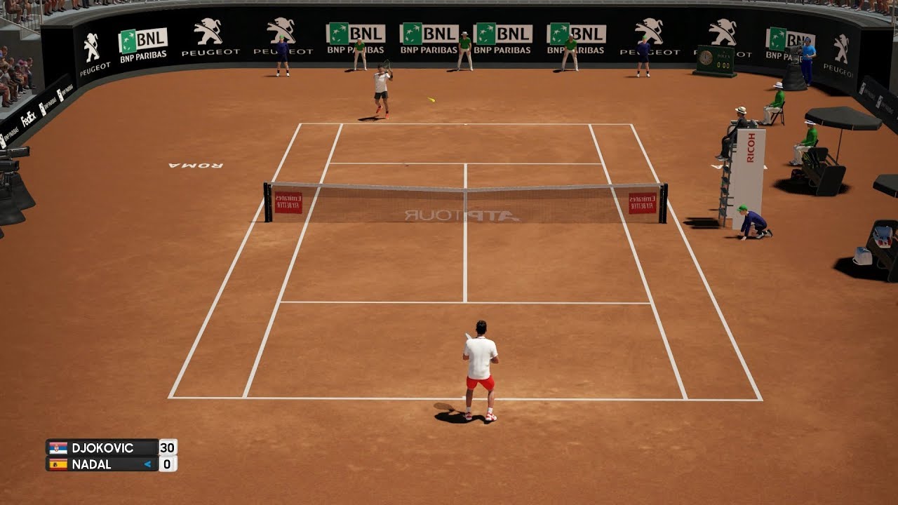 AO International Tennis - Novak Djokovic vs Rafael Nadal - PS4 Gameplay