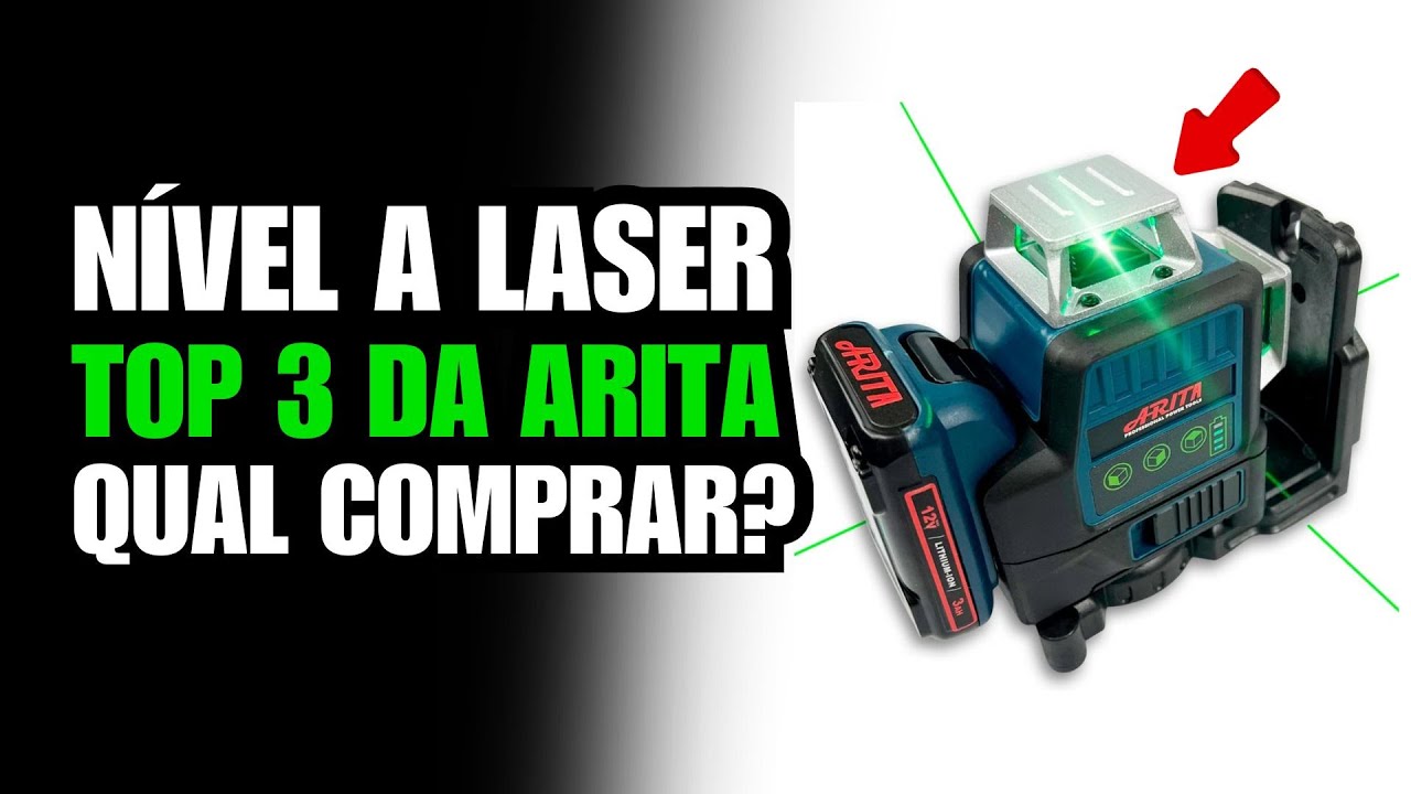 TOP 3 Modelos de NÍVEL A LASER ARITA: Qual é o melhor? Topografia e Agrimensura