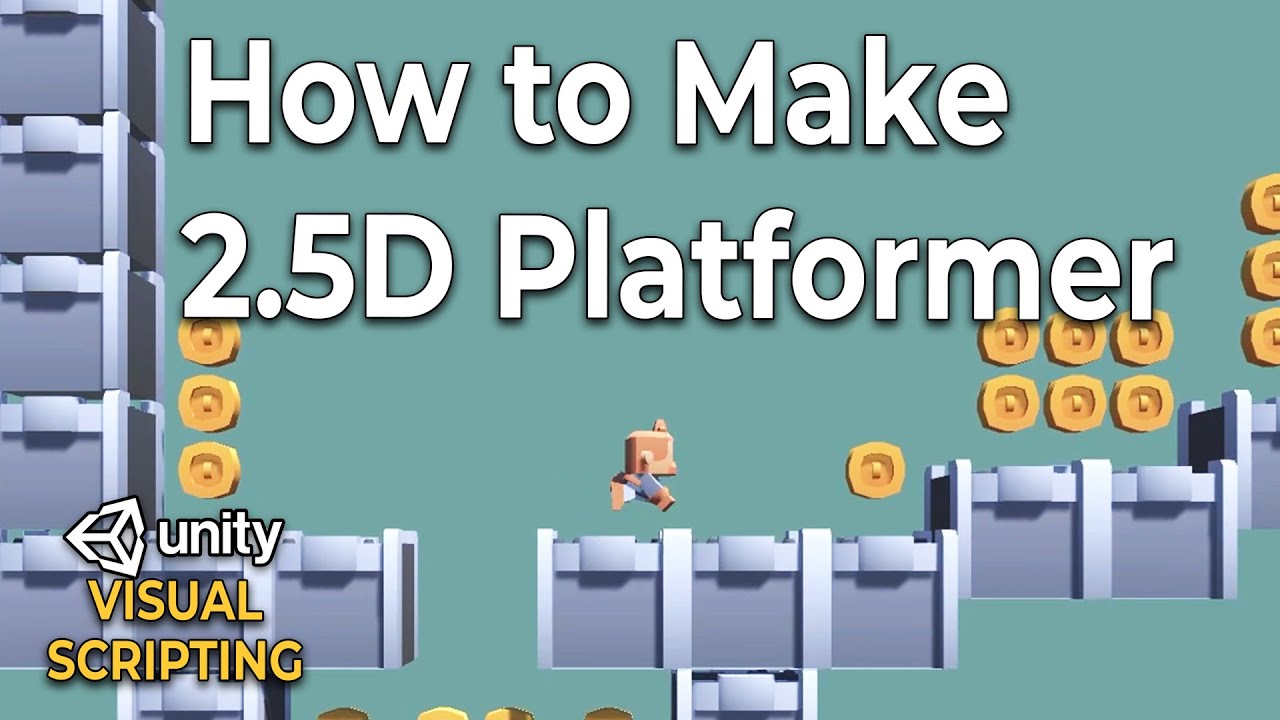 Как создать 2.5D-платформер с визуальным скриптингом в Unity