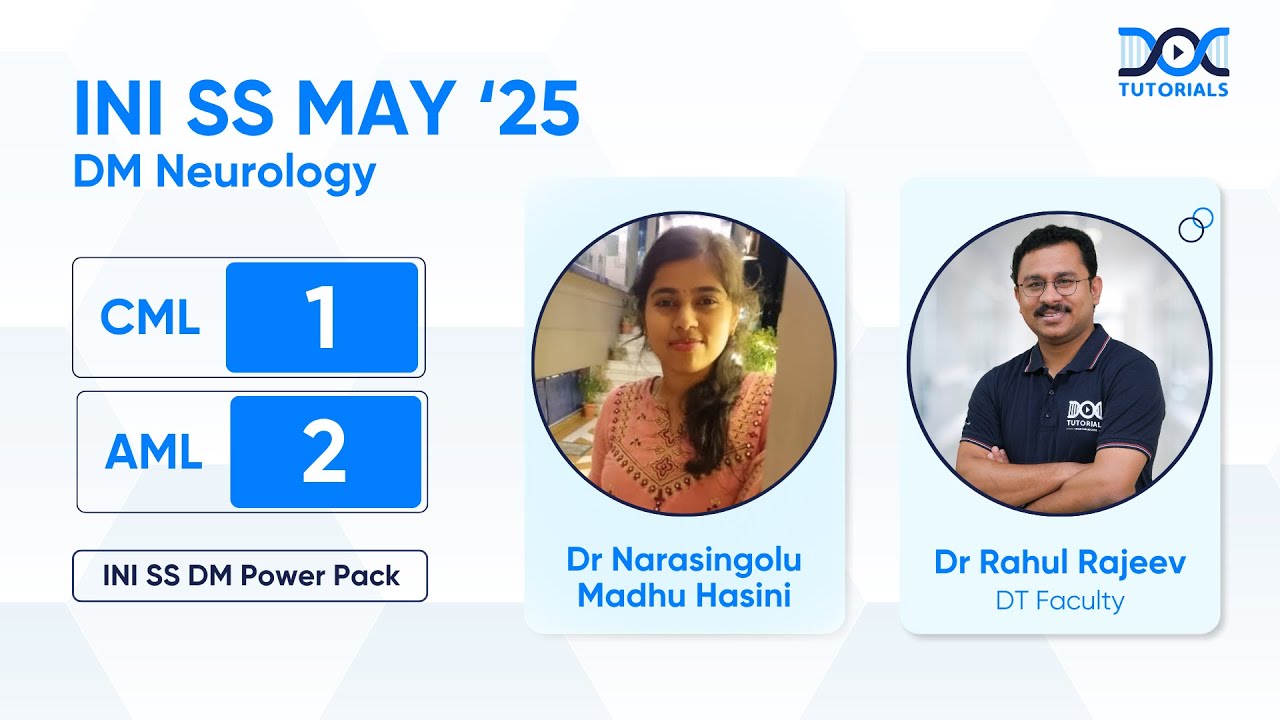 INI SS May 2025 Topper | CML 1 & AML 2 in DM Neurology | Dr. Madhu’s Journey with Dr. Rahul Rajeev