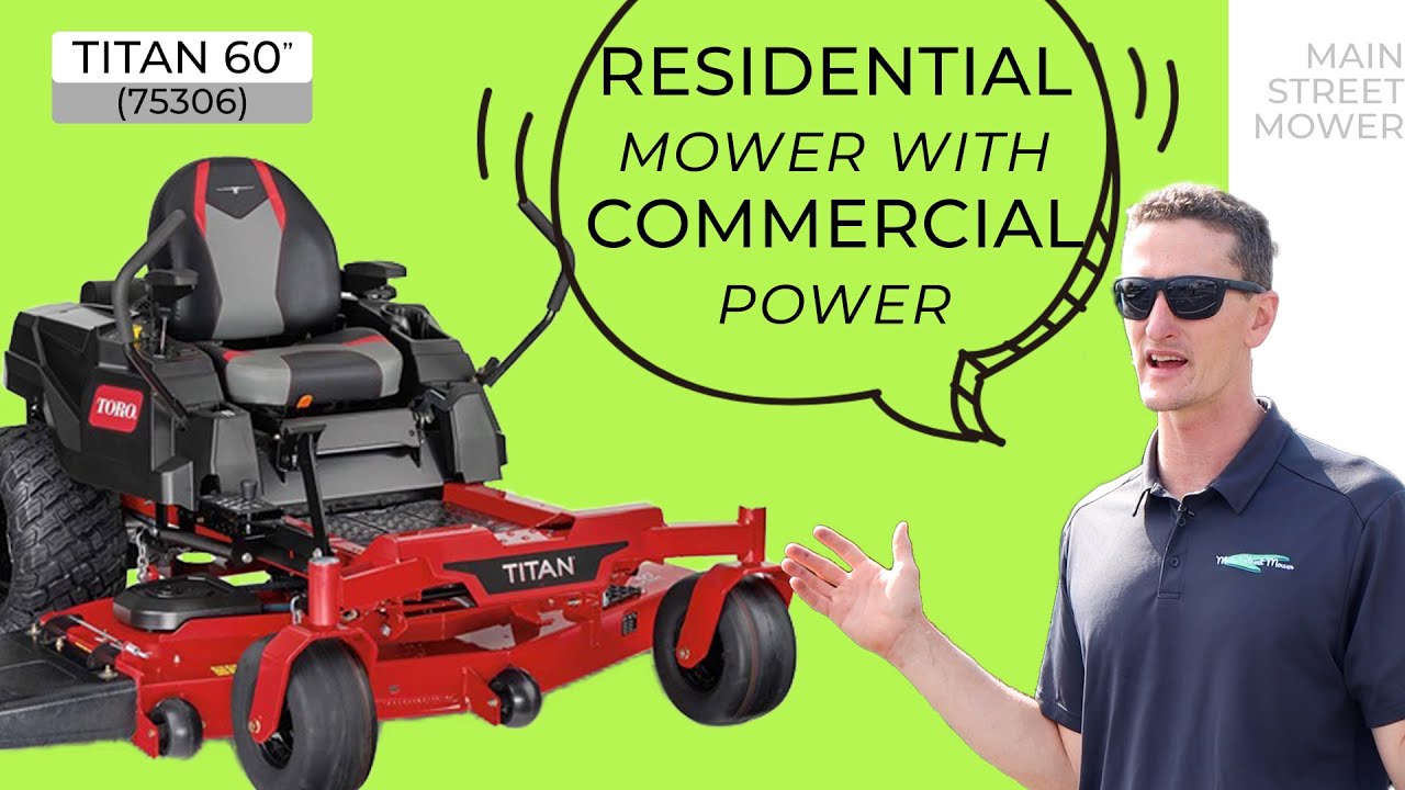TORO Titan 60" (75306) Features & Review in Under 4 Minutes - MainStreetMower