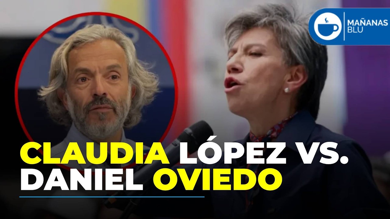 Primer choque de campaña presidencial entre Claudia López y Juan Daniel Oviedo