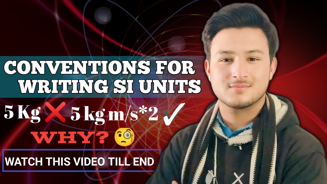 Conventions for Writing SI Units | Physics Basics Explained