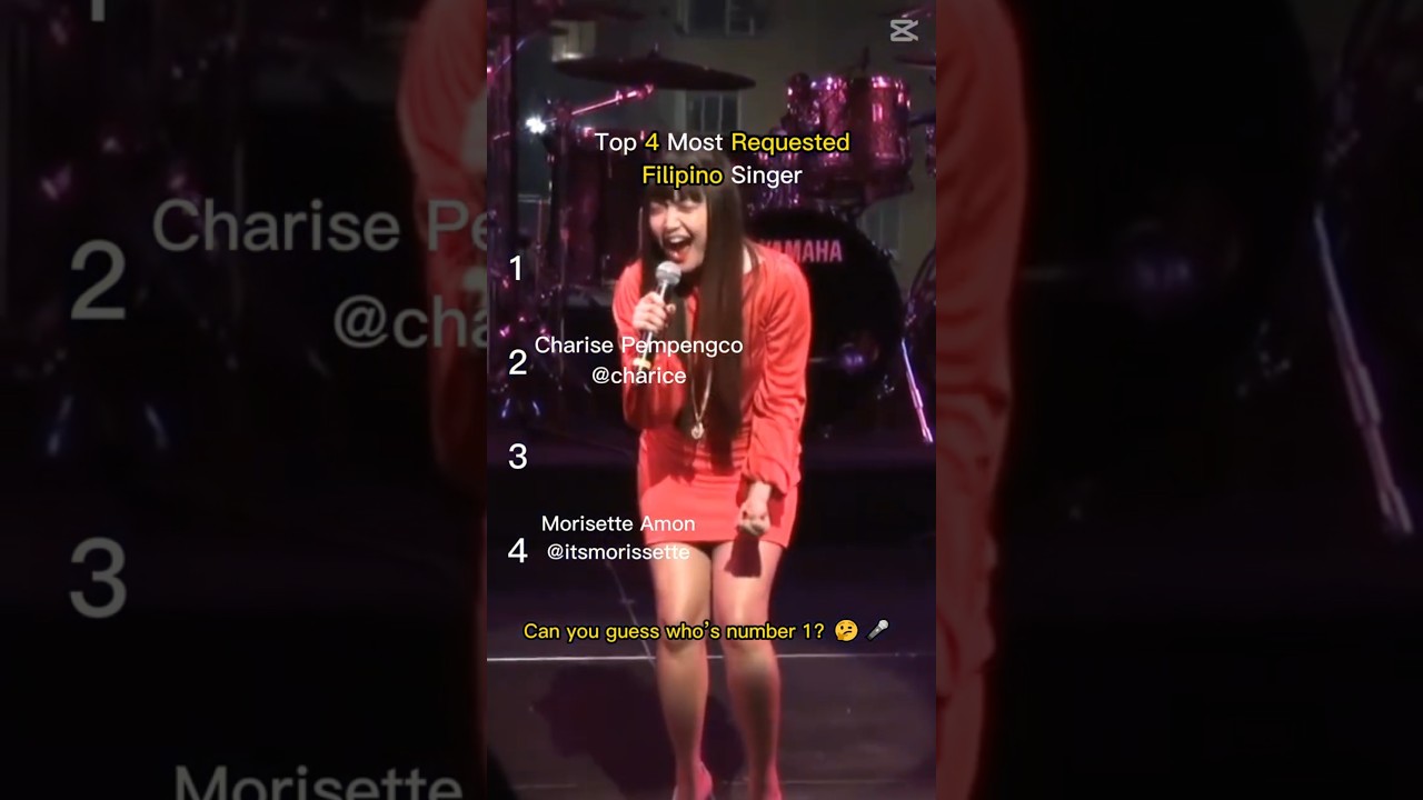 Top 4 Best Filipino Singers!🎤