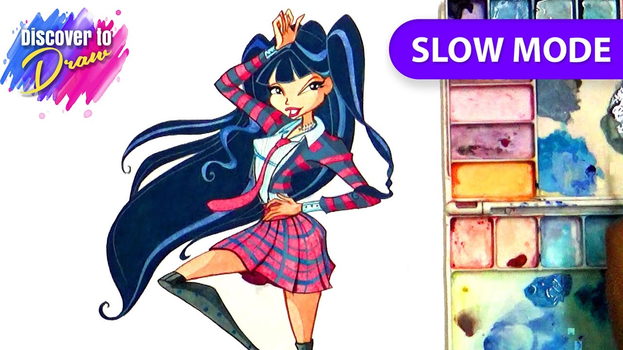 How to draw ✤ Musa ✤ Winx Club Season 6 Outfit | Slow mode