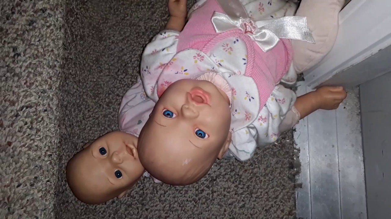Baby Dolls fall down stairway!!