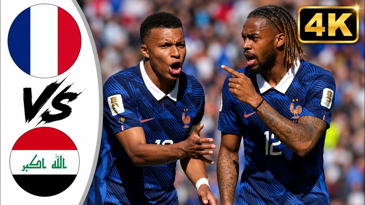 France vs Iraq |  All Goals & Highlights | FIFA World Cup 2026 4K HD