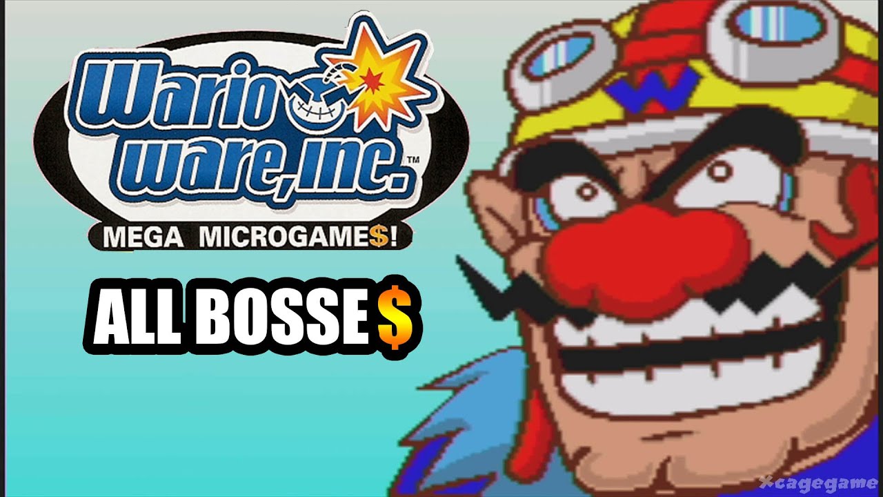 WarioWare, Inc. Mega Microgame$! All Bosses
