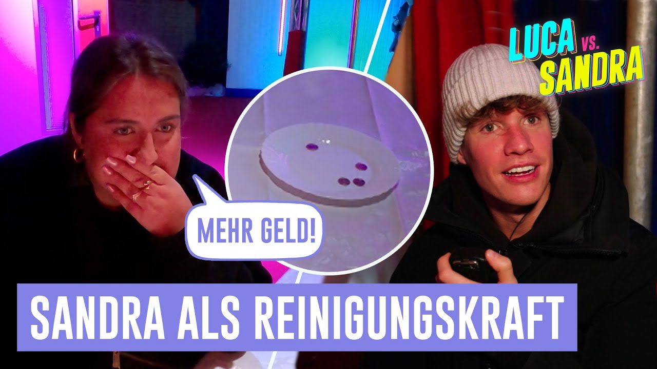 Mega PEINLICH! 🫣 Ferngesteuert als Reinigungskraft im Zirkus 😂​​​ | Luca vs. Sandra 💪