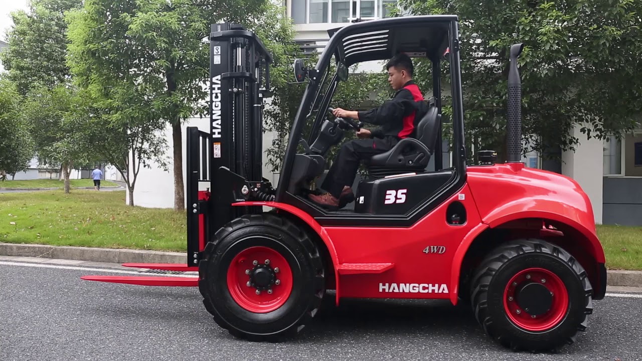 Four-Wheel Drive Rough Terrain Forklift