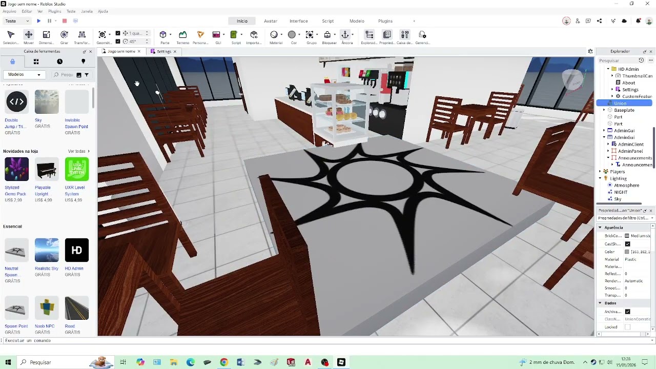 DIA 2 CRIANDO MEU JOGO NO ROBLOX