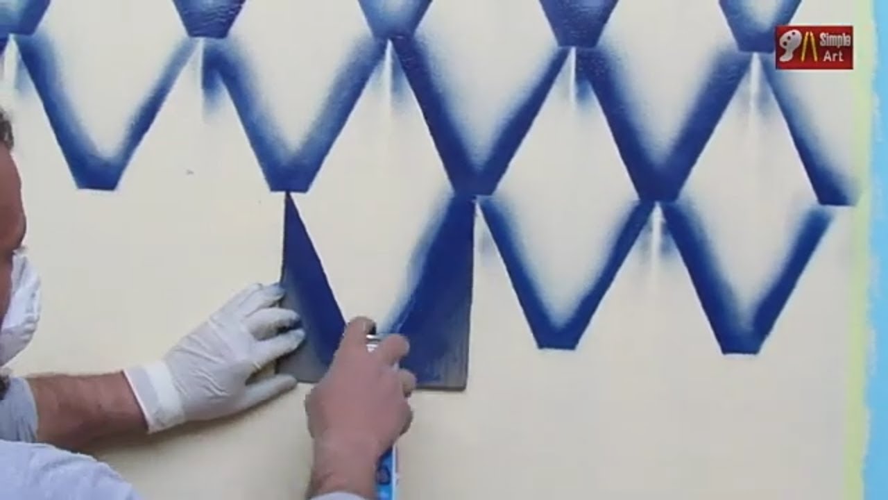 بزجاجة اسبراي و قطعة كرتون اصنع بنفسك أجمل ديكور ثري دي