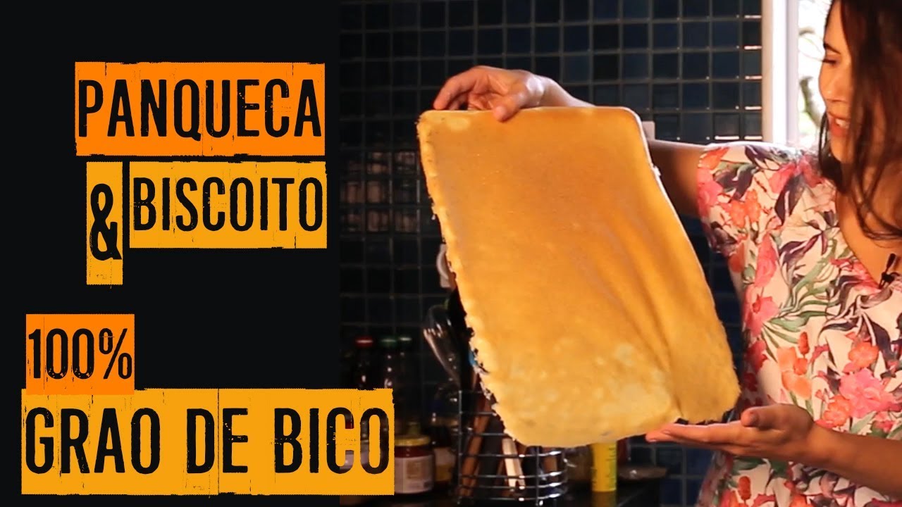 PANQUECA E BISCOITO 100% GRÃO DE BICO