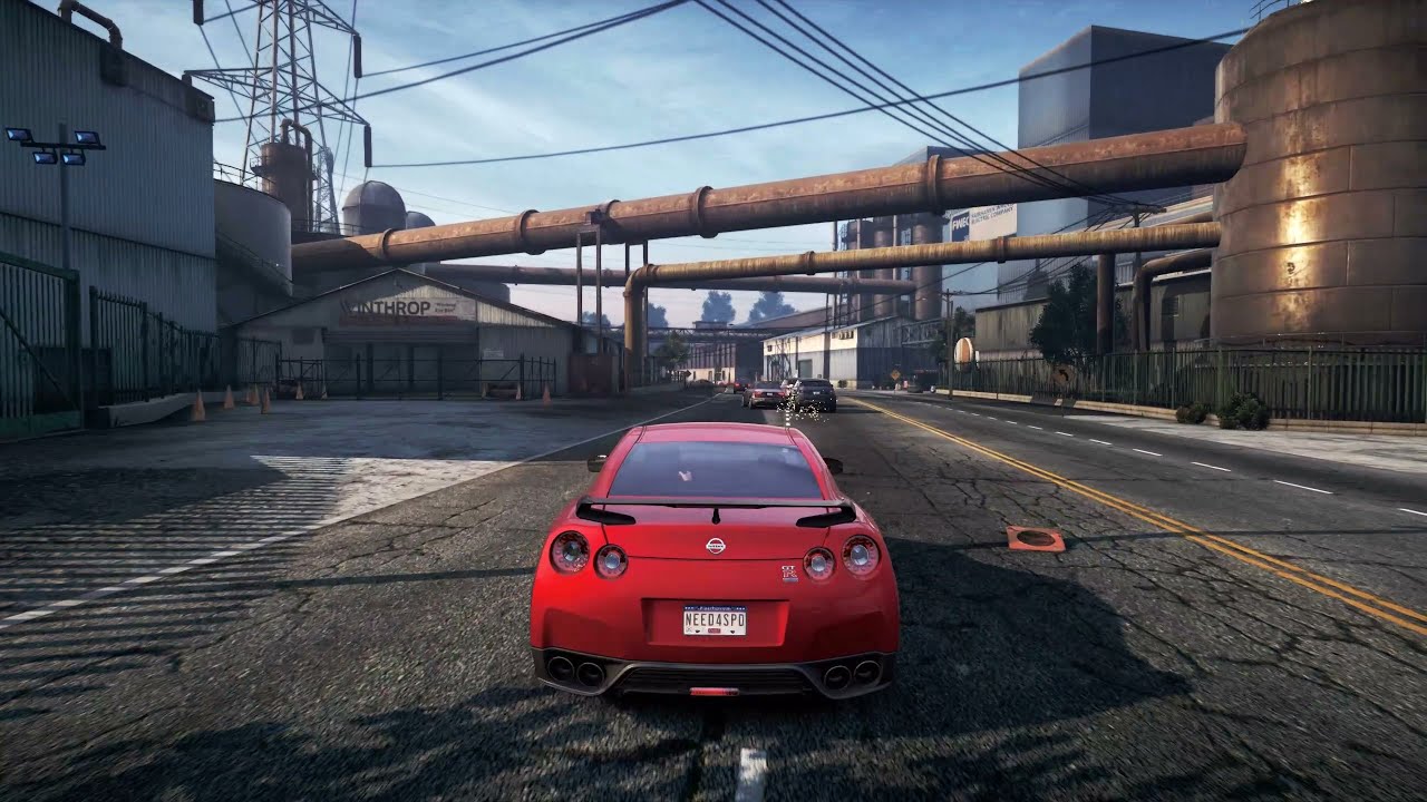 Need for Speed Most Wanted - Racing, Driving And Drifting With Red Nissan GT-R EGOIST.