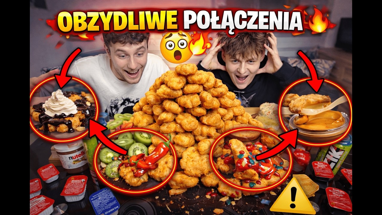 Spróbowaliśmy DZIWNY MCNUGGETS CHALLENGE
