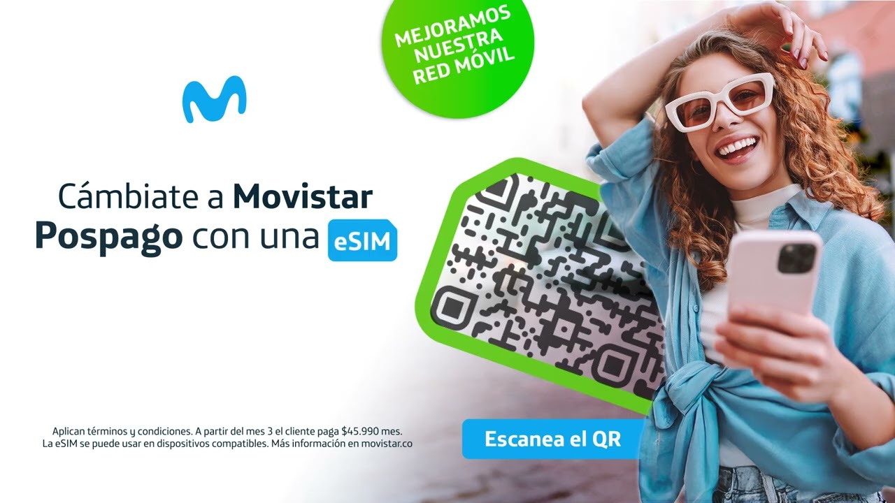 Activa tu eSIM con Movistar Pospago y olv&iacute;date de la SIM f&iacute;sica. F&aacute;cil, r&aacute;pido y seguro