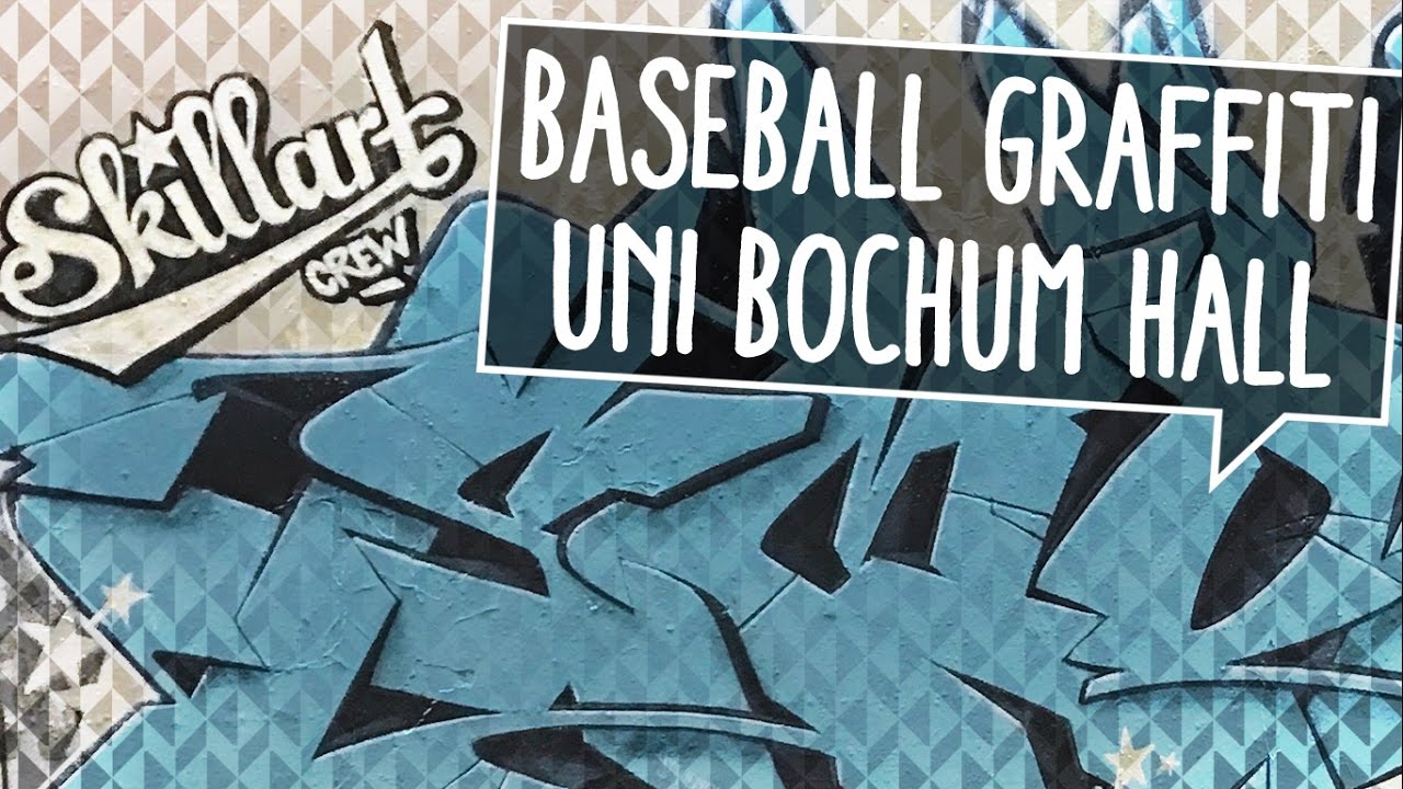 SMOE Baseball Graffiti Wall | Uni Bochum Hall