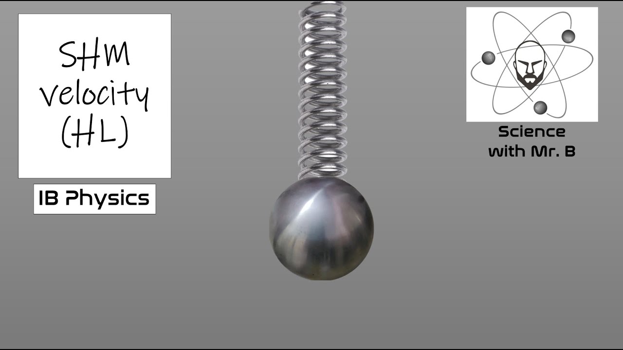 Velocity of SHM object - HL