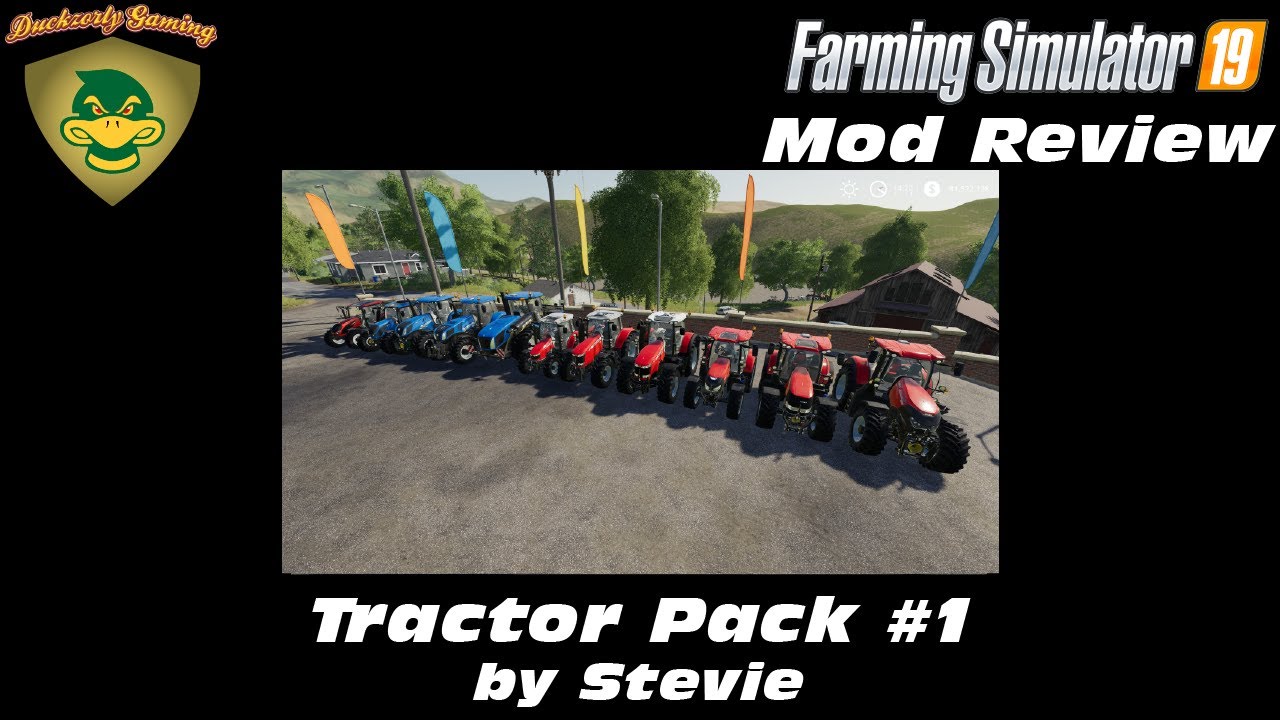 FS19 - Mod Review - Tractor Pack #1 - Stevie - (4K)